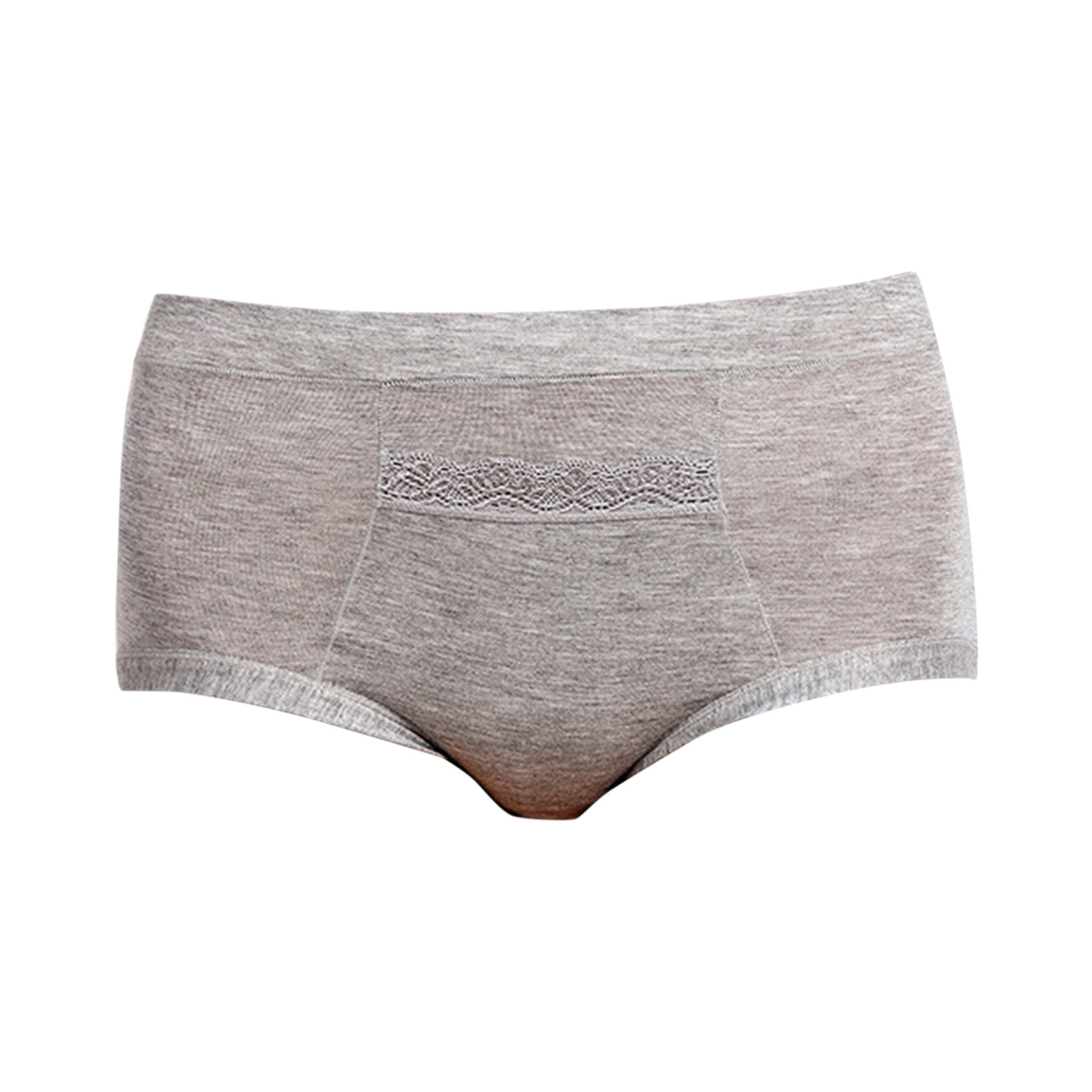 thumbnail image 4 of Braguitas menstruales de cintura alta y antiescapadas para mujer - Ropa interior fisiológica con bolsillo elástico, 4 of 4
